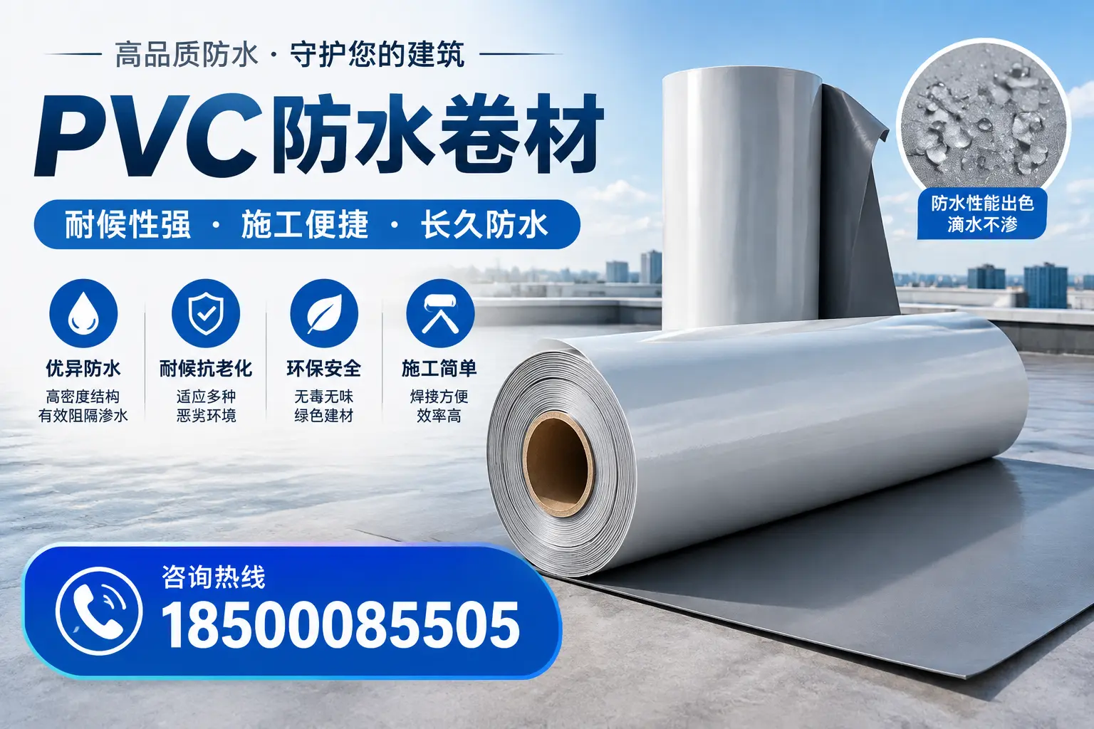 pvc防水卷材在图木舒克的行业应用前景分析